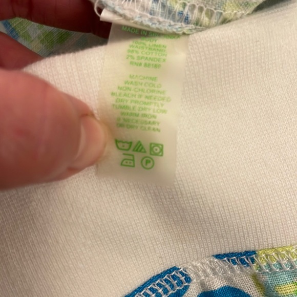 Lilly Pulitzer Linen Crystal Coast Beach Pant size M - Picture 6 of 7